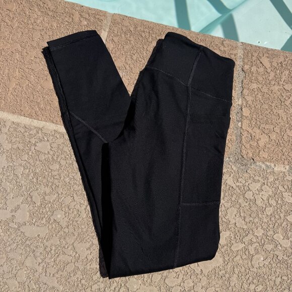 Victoria Sport Black High-Waisted Pocket‎ Leggings Small - Picture 1 of 7